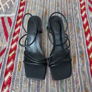 Marc Fisher Black Strappy Women's Sandals